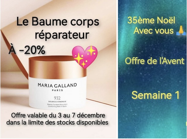 35 Noël avec vous, offre de la 1ère semaine 